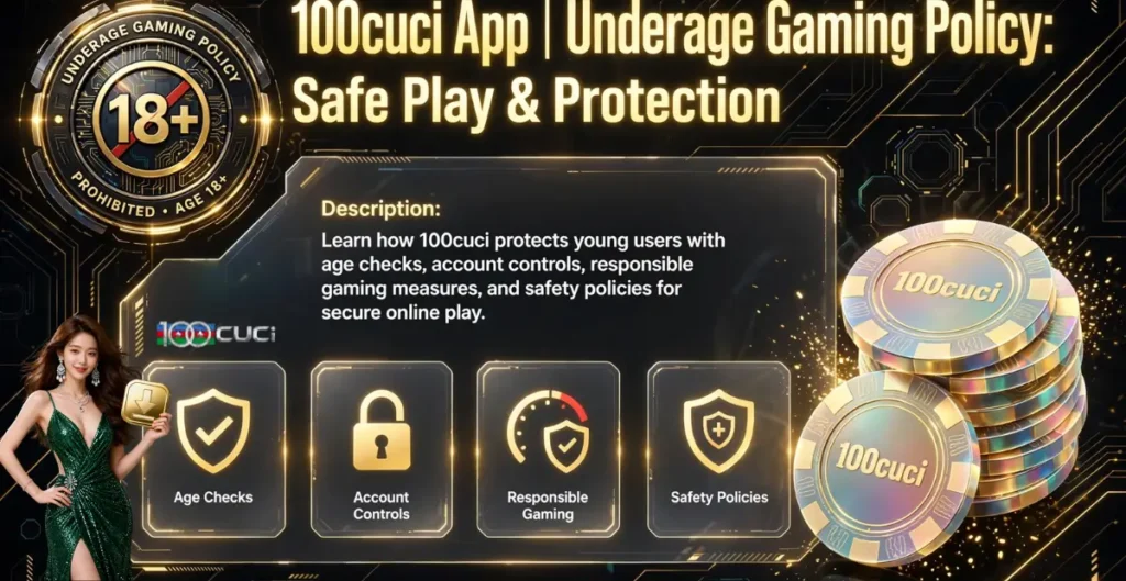 100cuci | Underage Gaming Policy