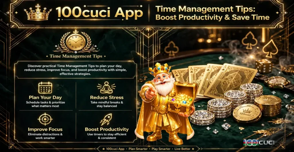 100cuci | Time Management Tips