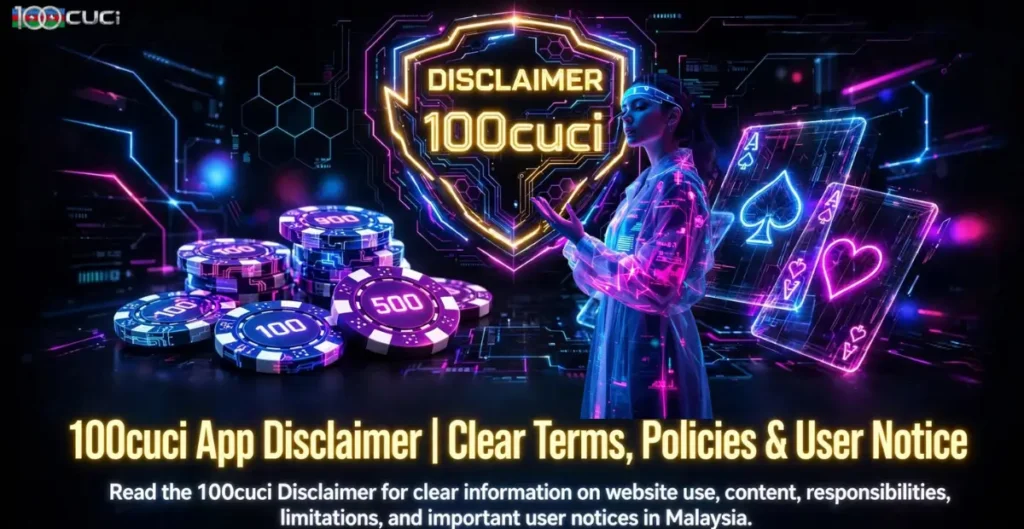 100cuci Disclaimer