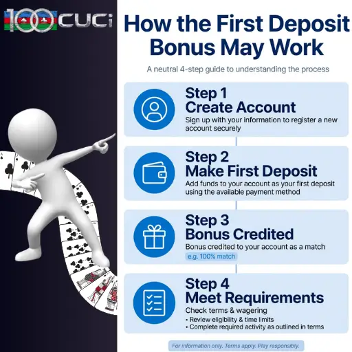 100Cuci First Deposit Bonus